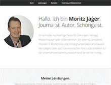 Tablet Screenshot of moritzjaeger.de